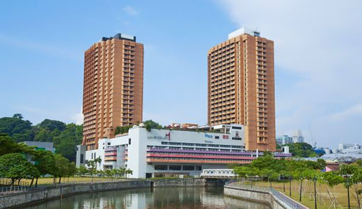 シンガポールの商業施設「リャンコート」の外観写真