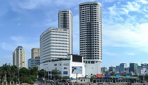 ハノイ市複合ビル「インドチャイナプラザ・ハノイ」外観写真